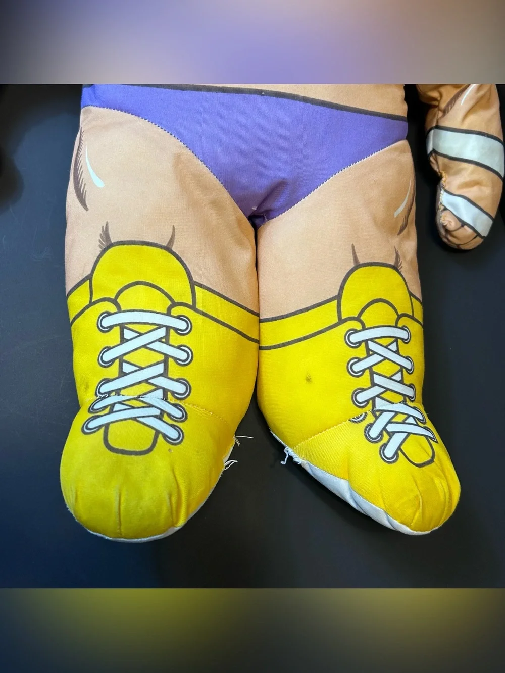 VTG Tonka WWF 1990s Macho Man Randy Savage Wrestling Buddies Doll Plush ~ scars